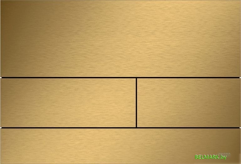 Панель смыва Tece Square II PVD 9240847 (сатин позолоченный) - фото