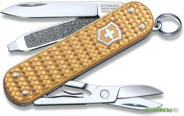 Нож-брелок Victorinox Classic Precious Alox 0.6221.408G (золотистый) - фото