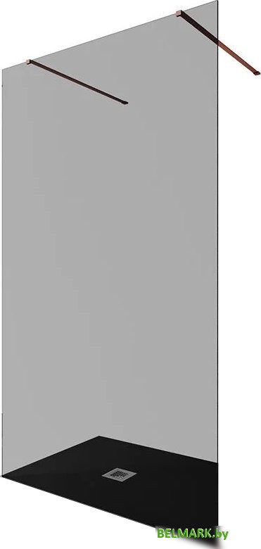 Душевая стенка Allen Brau Infinity 2 3.21054.60.T 323846 (медь браш) - фото