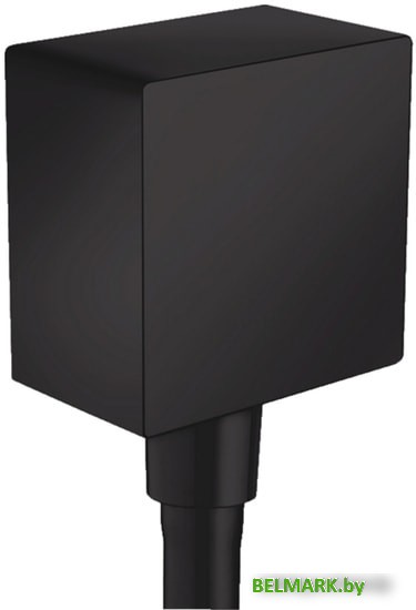 Шланговое подключение Hansgrohe FixFit Square 26455670 (черный матовый) - фото