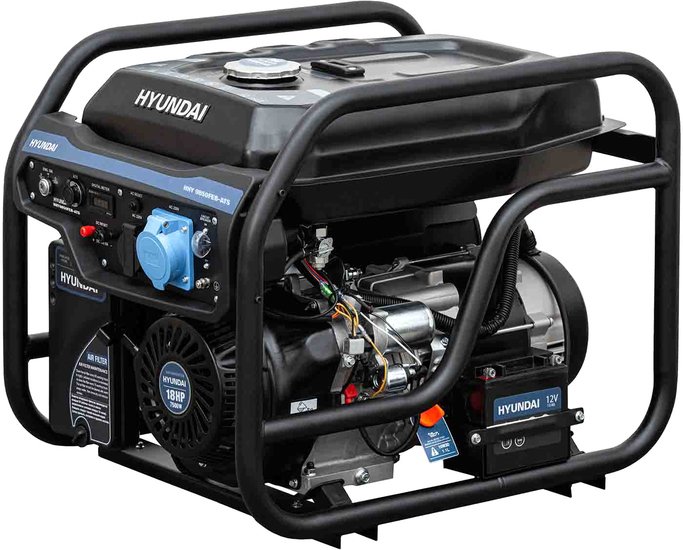 Бензиновый генератор Hyundai HHY 9850FEB-ATS - фото