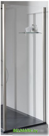 Душевая стенка Allen Brau Priority 3.31044.BA 89x200294073 (серебро браш) - фото2
