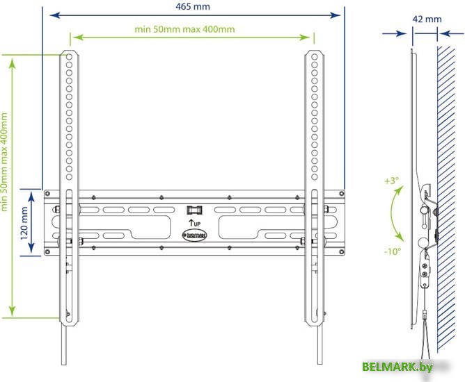 Кронштейн Kromax FLAT-4 - фото2