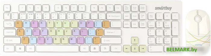 Мышь + клавиатура SmartBuy 218346AG [SBC-218346AG-W] - фото