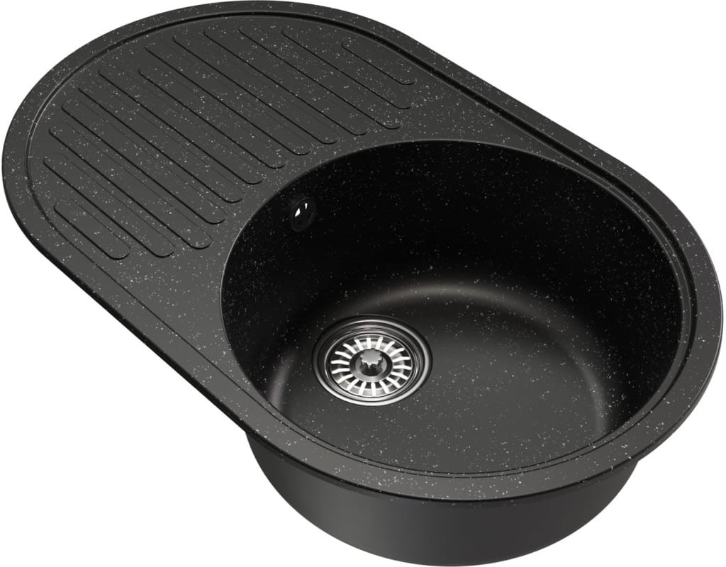 Кухонная мойка Mixline ML-GM16 551926 (черный) - фото2