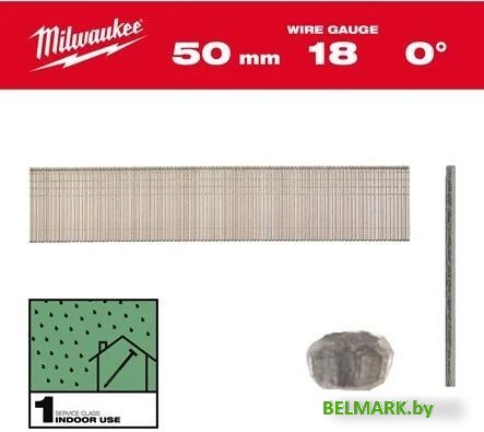 Гвоздь финишный Milwaukee 4932492556 (4000 шт) - фото