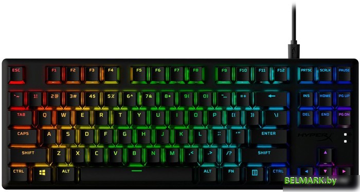 Клавиатура HyperX Alloy Origins Core PBT (HyperX Aqua, нет кириллицы) - фото