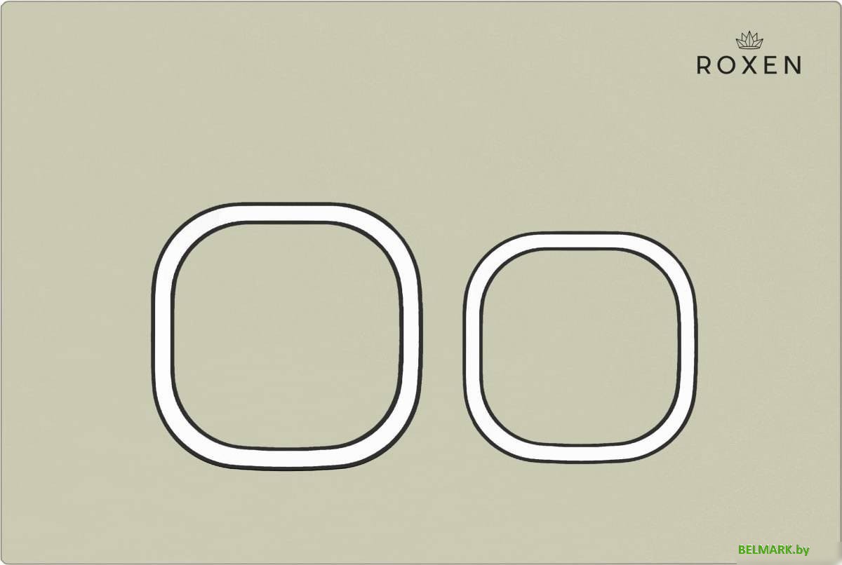 Унитаз подвесной Roxen Vine Tornado в комплекте с инсталляцией StounFix Dual Fresh 6 в 1 979018 (кнопка: бежевый) - фото2