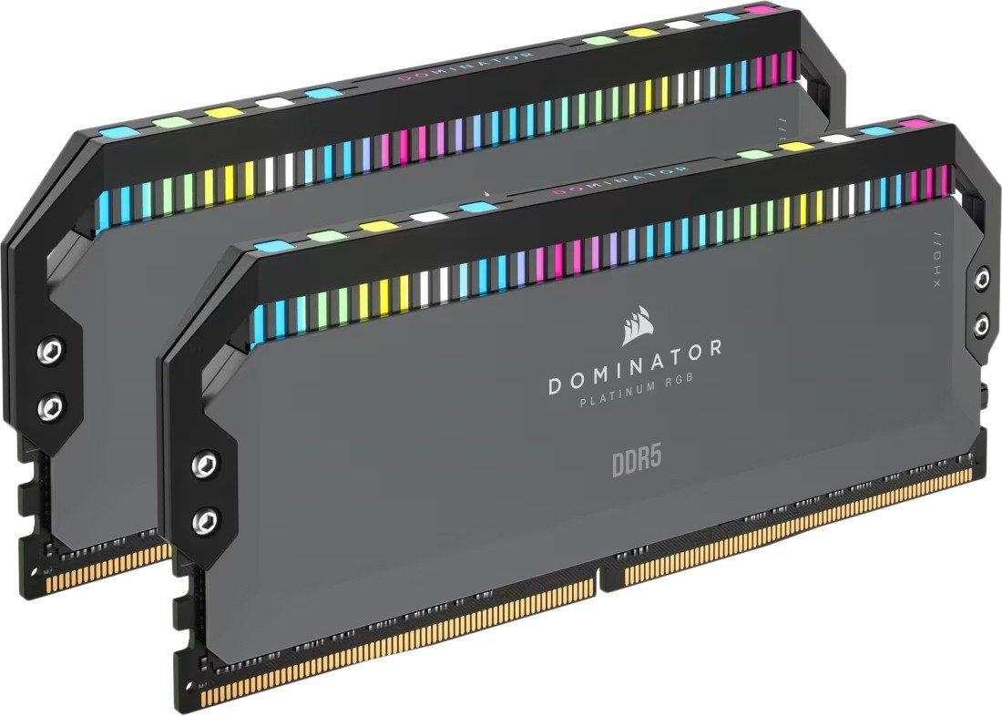 Оперативная память Corsair Dominator Platinum RGB 2x16ГБ DDR5 6000 МГц CMT32GX5M2B6000Z30K - фото