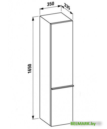 Laufen Шкаф-пенал Palace 4020210754751 - фото2