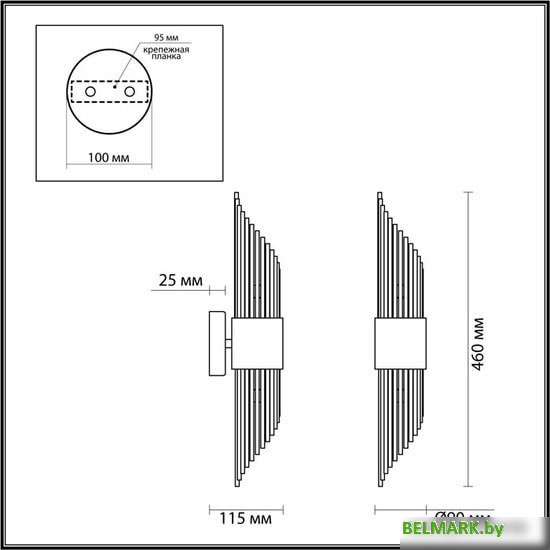 Бра Odeon Light Flambi 4847/2W - фото2