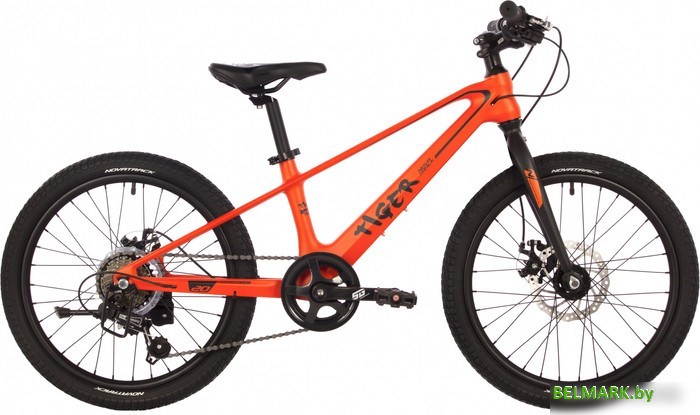Детский велосипед Novatrack 20 Tiger 20MHD.TIGER.OR4 (оранжевый) - фото