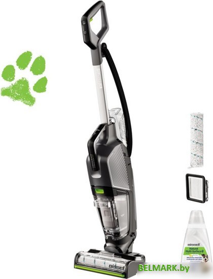 Вертикальный пылесос с влажной уборкой Bissell CrossWave HydroSteam Pet Select 3527N - фото