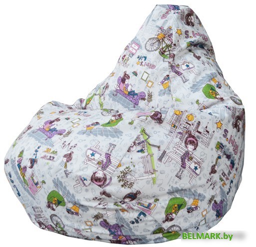 Кресло-мешок Flagman Груша Г2.5-96 Girls life 01 - фото