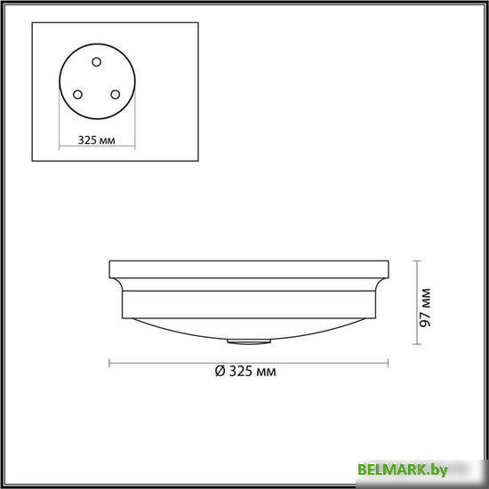 Люстра-тарелка Odeon Light Marsei 4824/3C - фото2