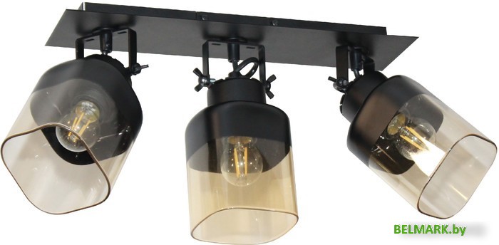 Спот Элетех Марш 111 НПБ 01-3х60-223 Е27 1005405034 (черный муар) - фото2