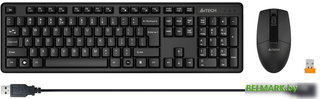 Клавиатура + мышь A4Tech 3330N - фото2