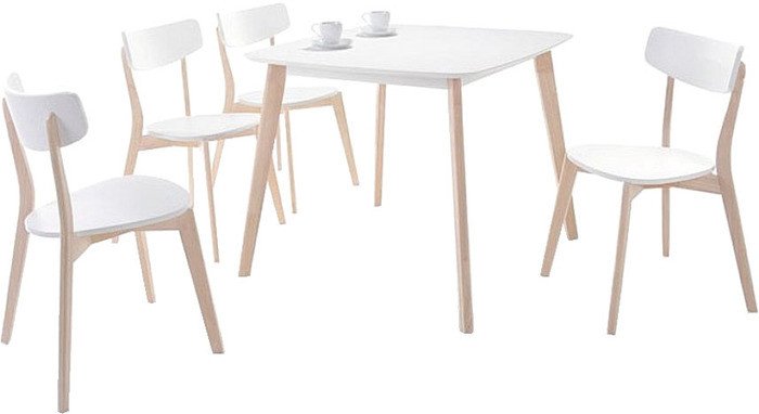 Стул Signal Tibi (белый/беленый дуб) - фото2