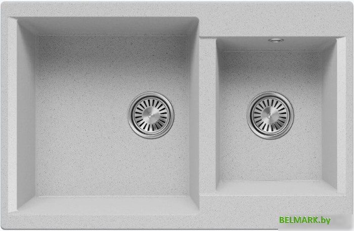 Кухонная мойка Polygran Brig 772 (светло-серый) - фото