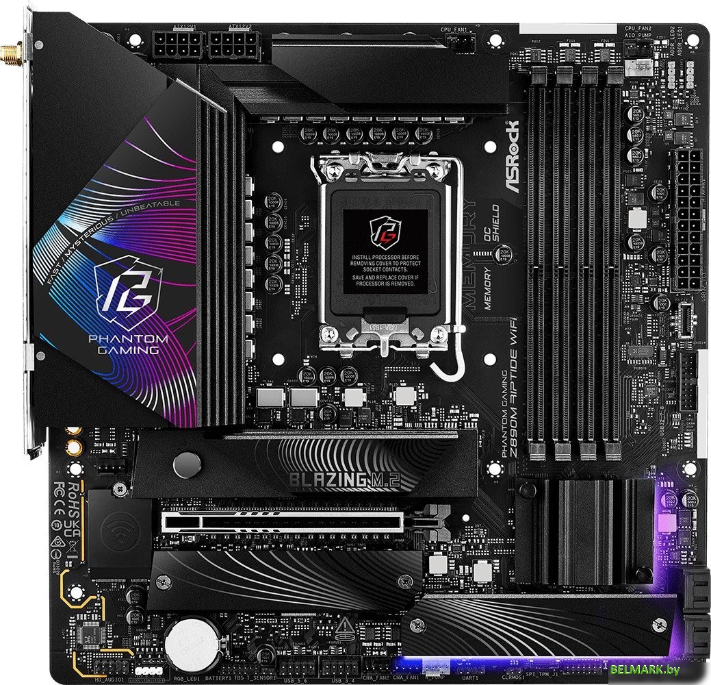 Материнская плата ASRock Z890M Riptide WiFi - фото