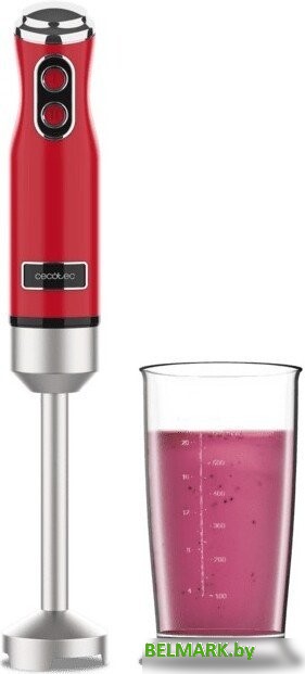 Погружной блендер Cecotec Power RetroRed 1200MAX - фото