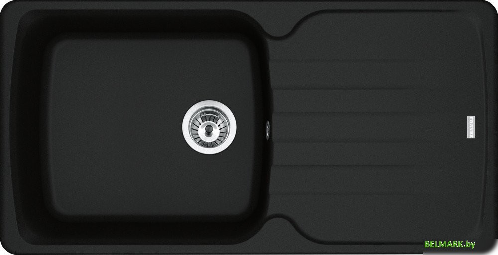 Кухонная мойка Franke Antea AZG 611-97 XL 114.0676.241 (матовый черный) - фото