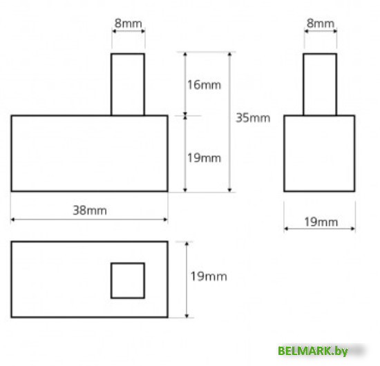 Крючок для ванны Bemeta Beta 132106132 - фото2