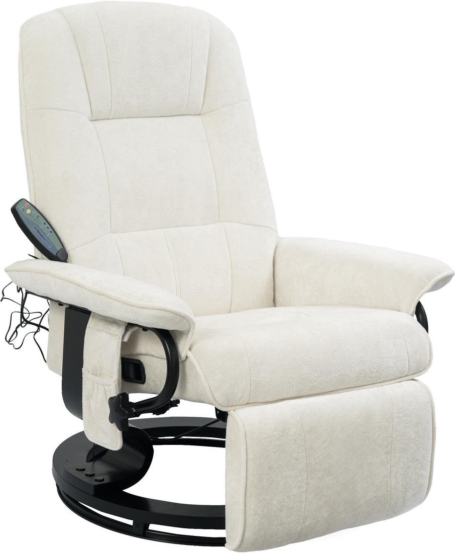 Массажное кресло Calviano 21 (бежевый плюш) - фото