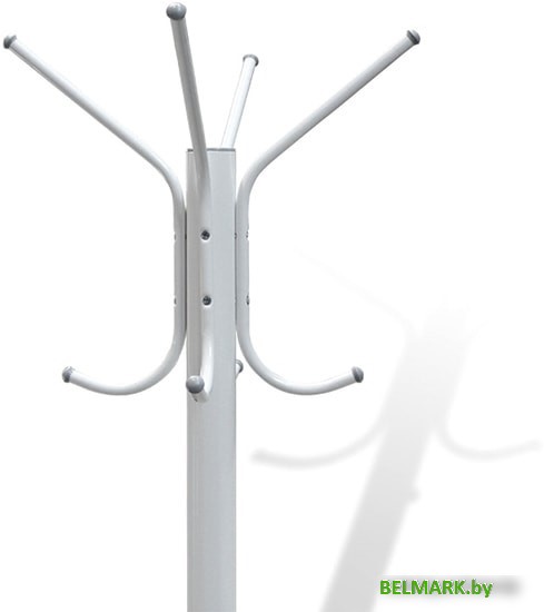 Вешалка для одежды Sheffilton SHT-CR2078 200372 (белый/серый) - фото2