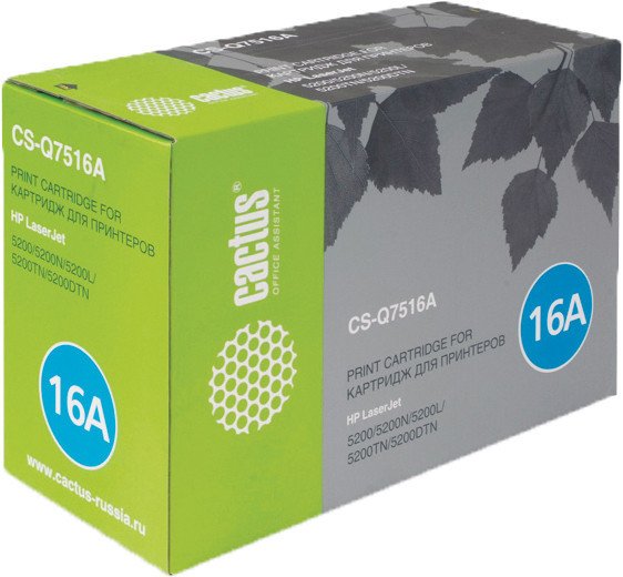 Картридж CACTUS CS-Q7516A (аналог HP Q7516A) - фото
