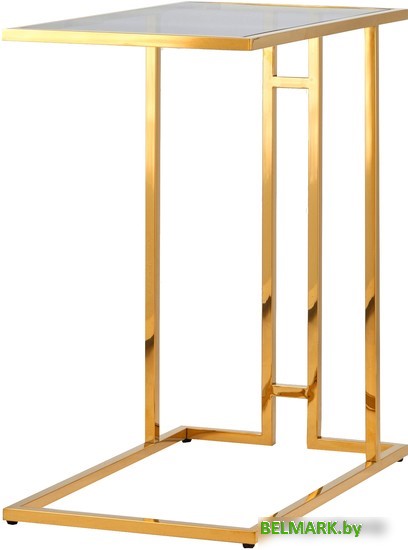 Консольный стол Stool Group Бостон 50x32 EET-061-TG-SK (стекло Smoke/сталь золото) - фото