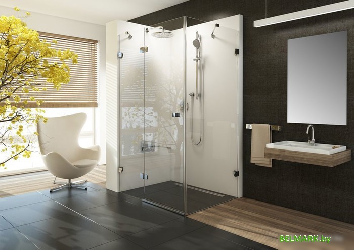 Душевой уголок Ravak Brilliant BSDPS 120x90 левый - фото2