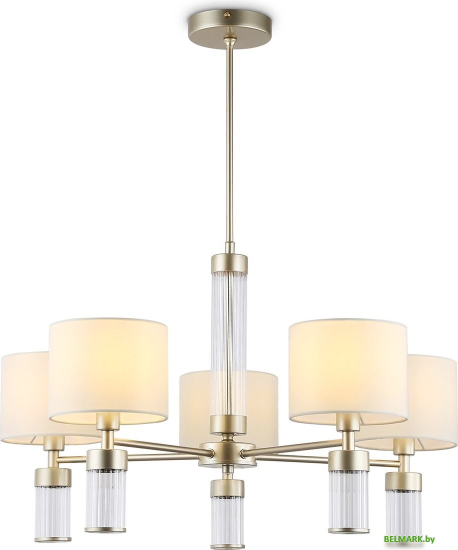 Подвесная люстра Ambrella LH71301/5 CGD/WH (золото/белый) - фото2