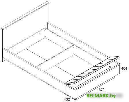 Банкетка Анрэкс Jagger 160 дуб монастырский/черный - фото2