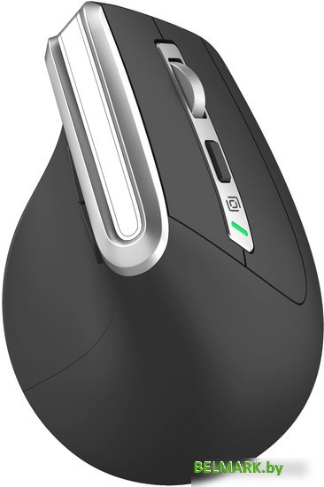 Вертикальная мышь Oklick 991MW (черный) - фото