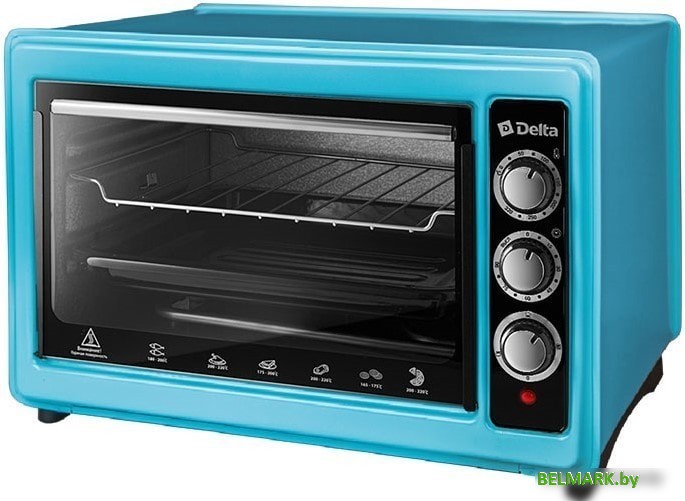 Мини-печь Delta D-0123 (голубой) - фото