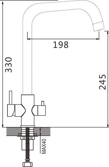 Смеситель Shevanik S228H - фото2