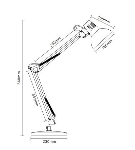 Лампа Camelion KD-431A 13088 (White/Chrome) - фото2