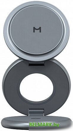 Беспроводное зарядное Magssory Signature Disc Pro для Apple 3 в 1 WCH073 (темно-серый) - фото