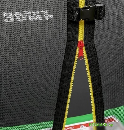 Батут Happy Jump 14ft Pro 435 см с внешней сеткой и лестницей - фото2