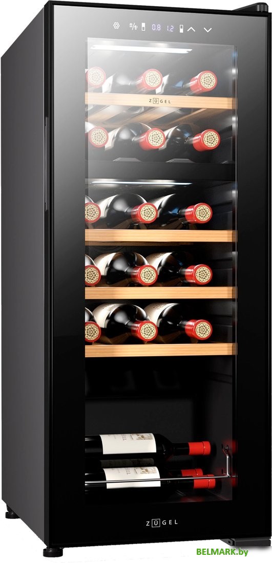 Винный шкаф ZUGEL ZCWF184DB Dual Zone - фото