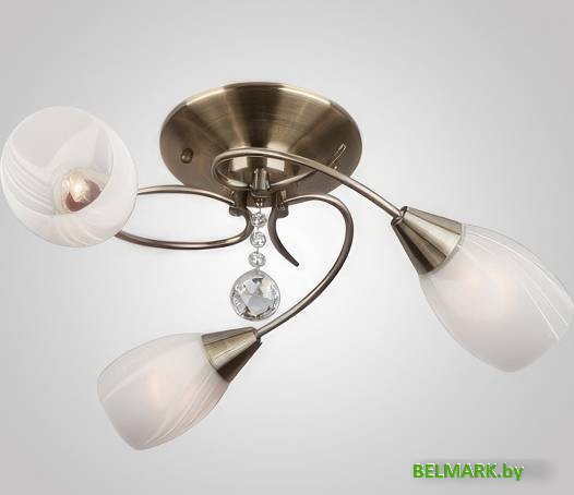 Люстра средней высоты Евросвет Virginia 30100/3 античная бронза - фото