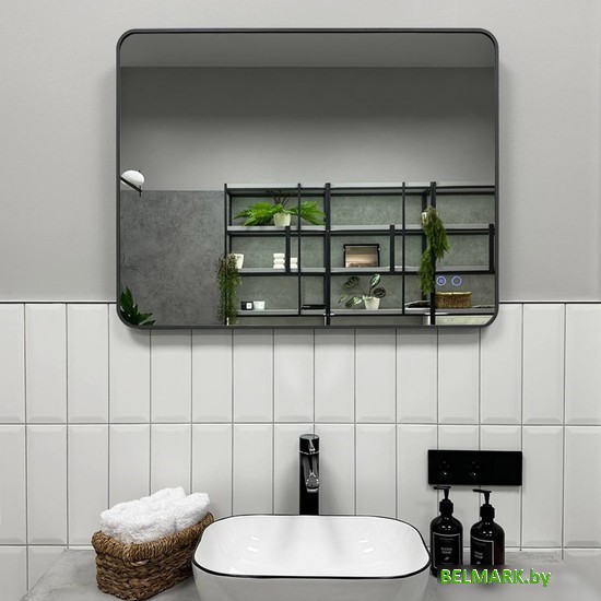 Roxen Зеркало Simon 510205-90AFGM 90x70 (с подогревом) - фото2