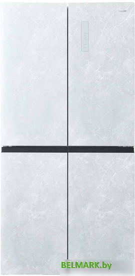 Четырёхдверный холодильник CENTEK CT-1742 White Stone - фото