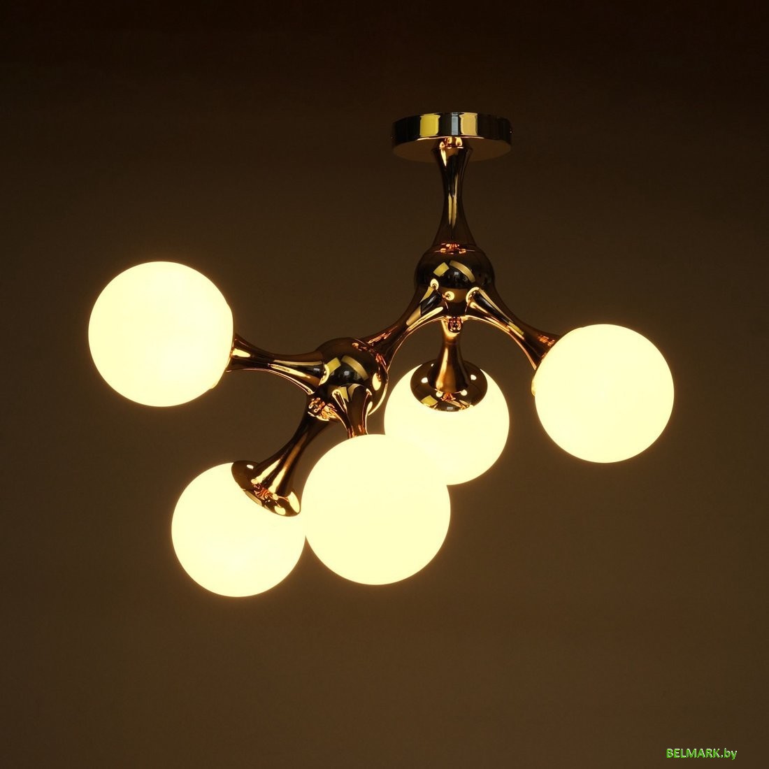 Подвесная люстра BayerLux Молекула 10386044 (золото) - фото2