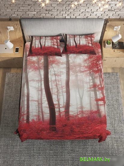 Покрывало JoyArty Кровавый лес bcsl_9863 (160x220, 2 наволочки) - фото