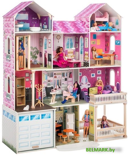 Кукольный домик Paremo Поместье Агостина с мебелью, светом и звуком PD318-17 - фото2