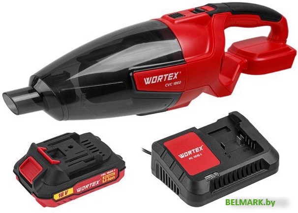 Автомобильный пылесос Wortex CVC 1860 (с 1-им АКБ) - фото