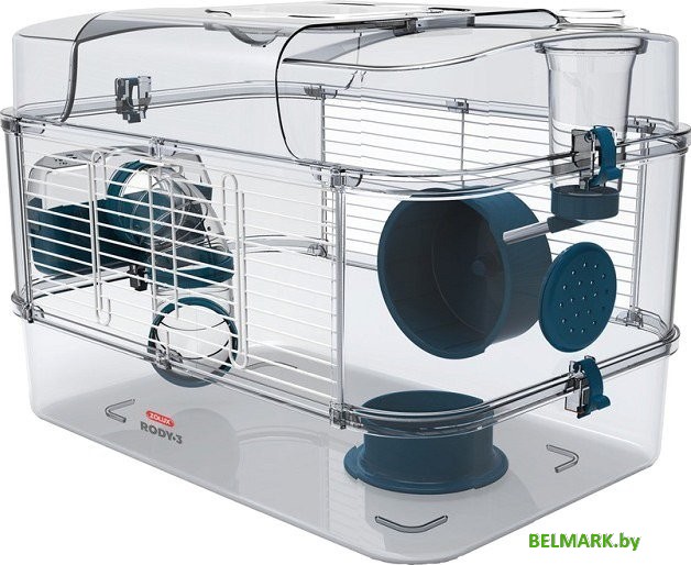 Клетка Zolux Rody 3 Solo 206017 (стальной синий) - фото