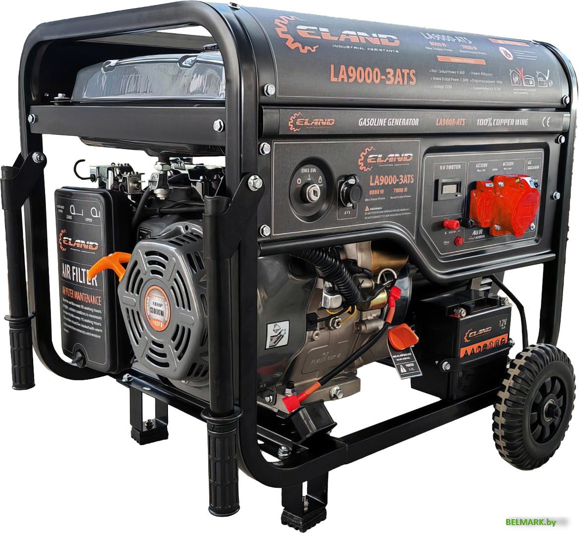 Бензиновый генератор ELAND LA9000-3-ATS - фото